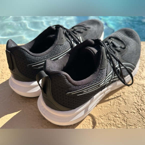 Asics Gel-Contend 9 Black Running Shoes Men’s Size 14 Extra Wide in Clean VGC - Picture 9 of 16